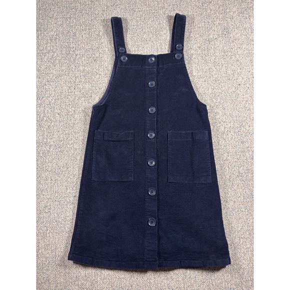 Chelsea Violet Other - Girls Navy Blue Overall Corduroy Dress Medium